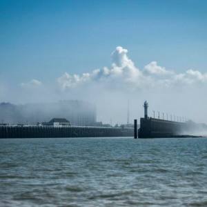 a large ship in a body of water
