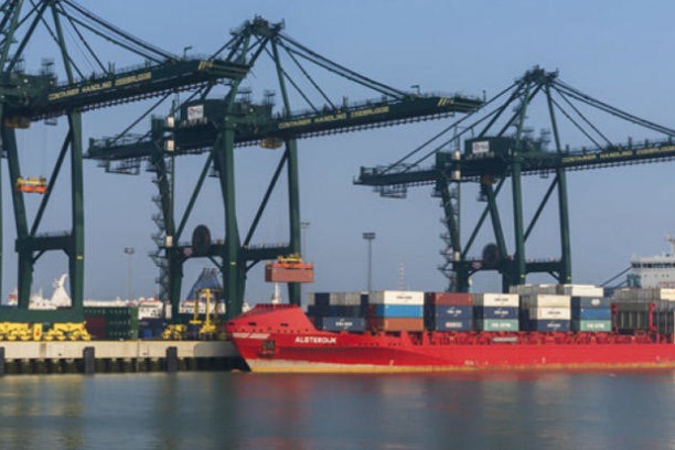 a large ship in a body of water