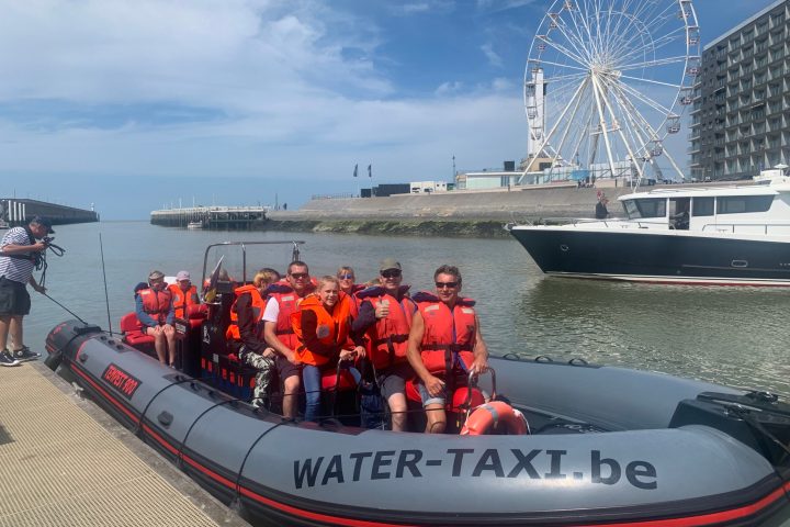 a group of people on a boat