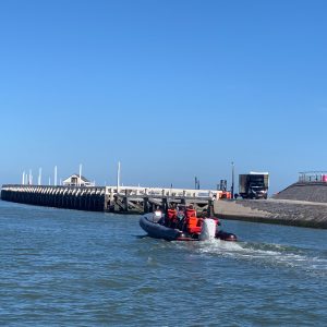 a large ship in a body of water